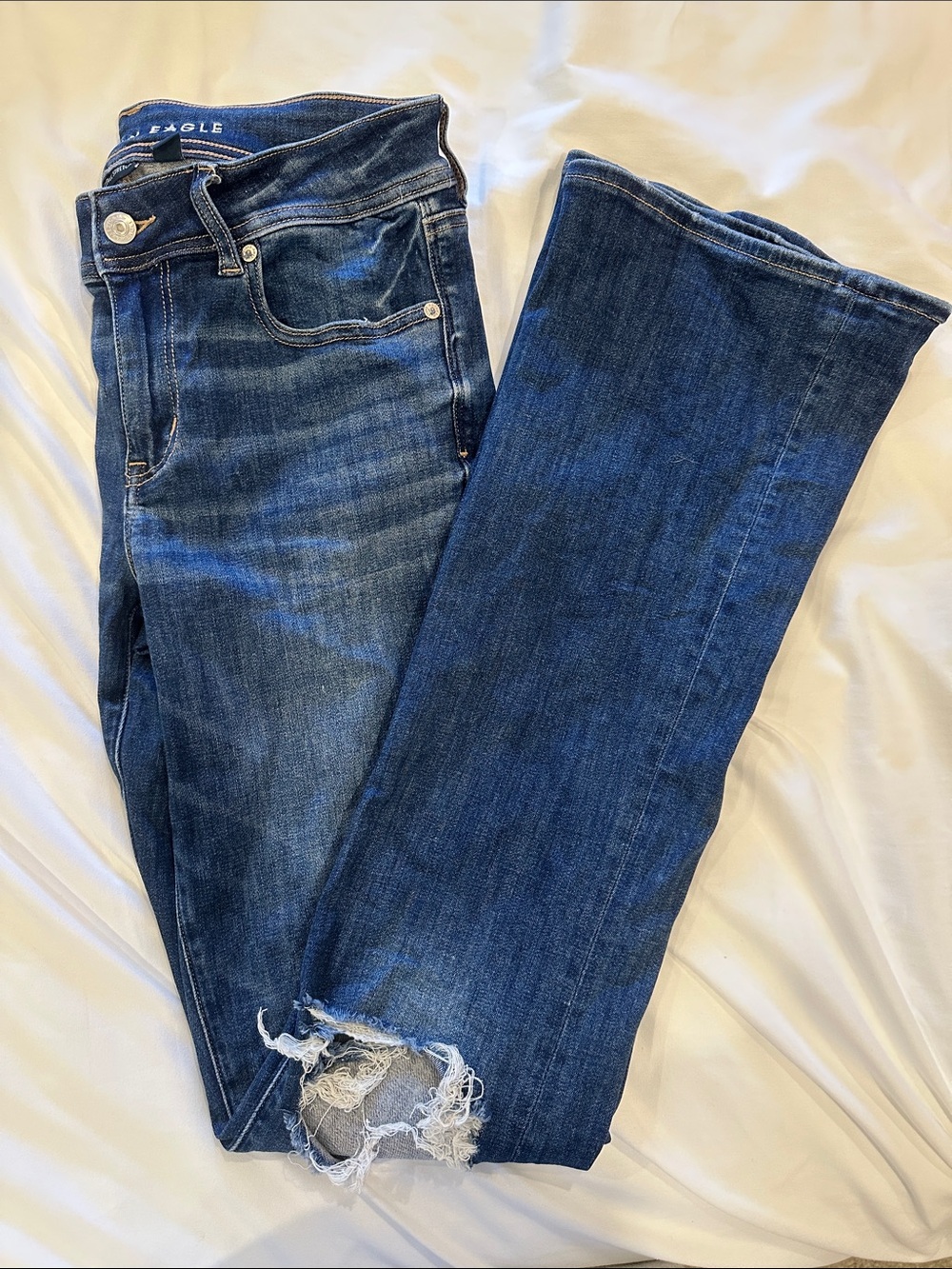 3/$50 Aerie flare jeans size 6 extra long
